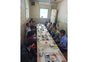 제19회 나비 대축제 근무 노고 위로 식사 <엑스포공원사업소>5.17.